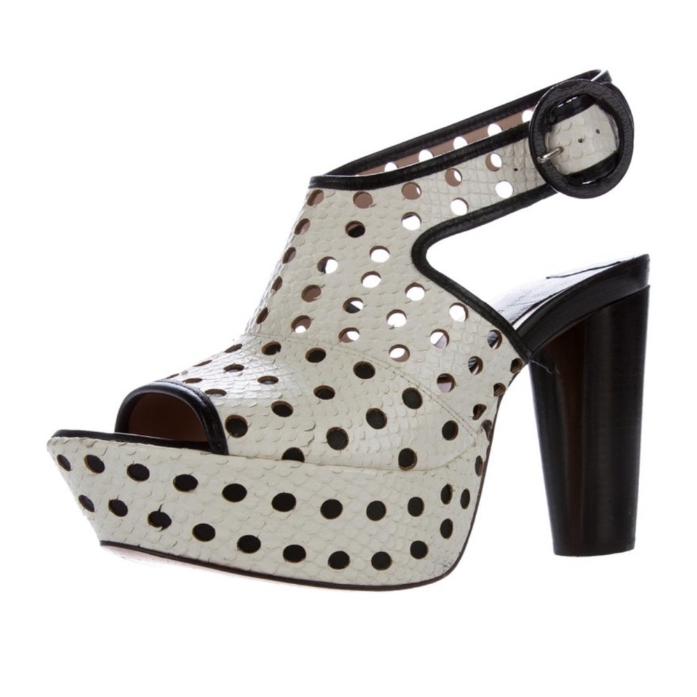 Derek Lam 10 Crosby laser cut platforms